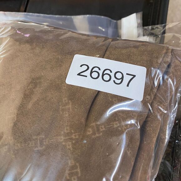 5/$45 Country Wear Casuals Skirt Women 3X Plus Brown Geometric Midi Mid Rise - Picture 8 of 8